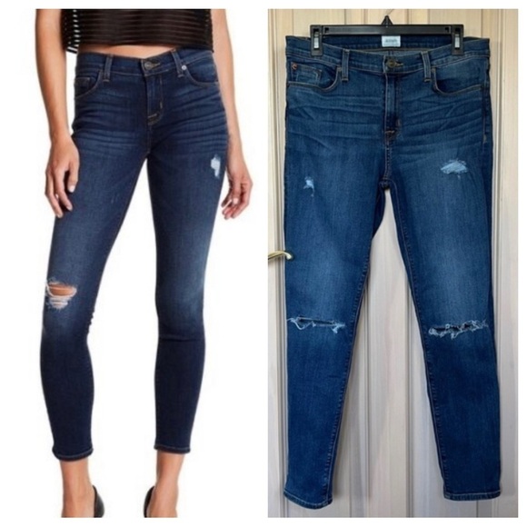 Distressed Blue Jeans - Picture 1 of 12